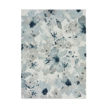 Mirage Floral Teal Rug - 80 x 150cm