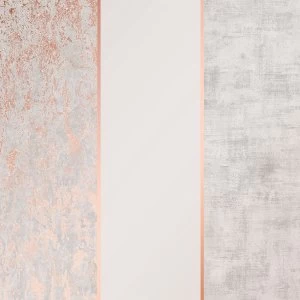 Graham & Brown Superfresco Colours Milan Stripe Wallpaper - Rose Gold