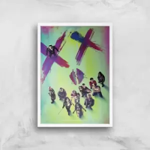 DC Suicide Squad Giclee Art Print - A3 - White Frame