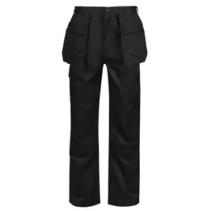 Regatta Mens Pro Cargo Trousers (34R) (Black)