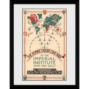 Transport For London Empire Under One Roof 12" x 16" Framed Collector Print