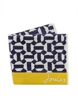 Joules Honeycomb Geo Bath Towel