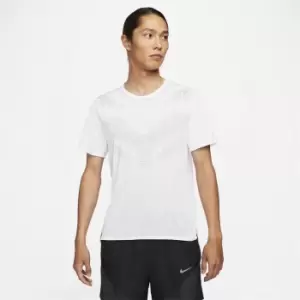 Nike Run Division Mens Short-Sleeve Running Top - White