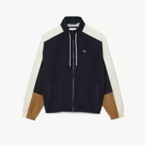 Lacoste Showerproof Colour Block Track Jacket - Beige