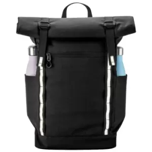 Quadra Urban Commute Roll Top Backpack (One Size) (Black)