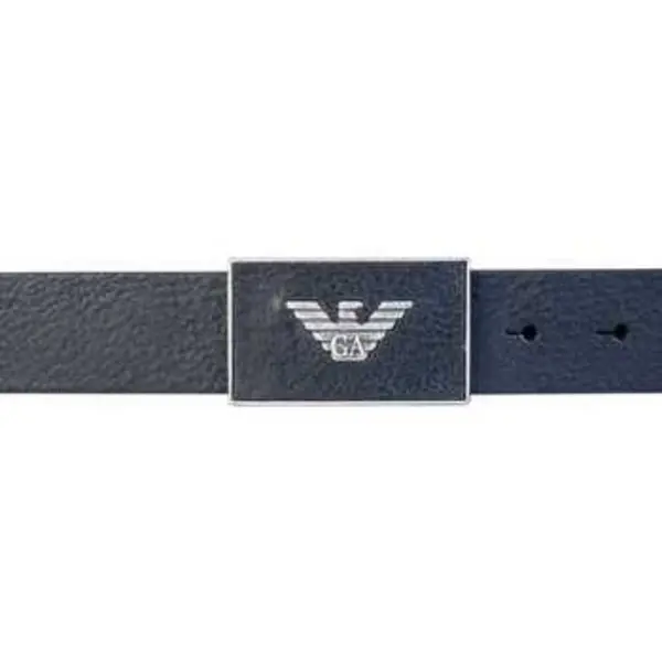 EMPORIO ARMANI Logo Plate Belt - Size M