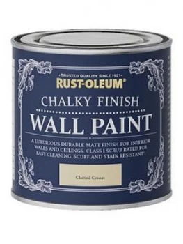 Rust-Oleum Chalky Wall Paint Clotted Cream 125Ml