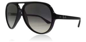 Ray-Ban CATS 5000 Sunglasses Shiny Black 601/32 60mm