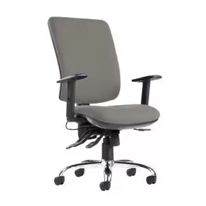 Senza ergo 24hr ergonomic asynchro task chair - Slip Grey