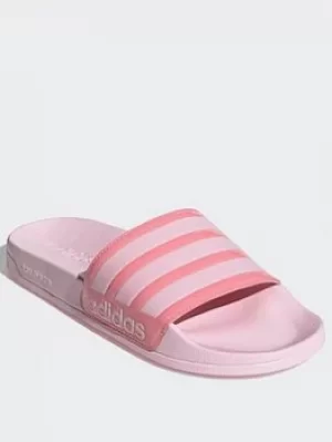 adidas Adilette Shower Slides, Pink, Size 4, Women