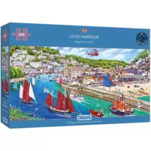 Looe Harbour Jigsaw Puzzle - 636 Pieces