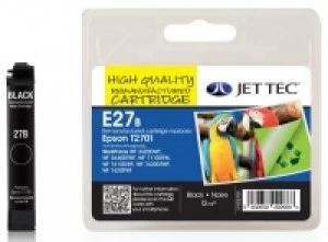 Epson T2701 Black Remanufactured Ink Cartridge by JetTec E27B