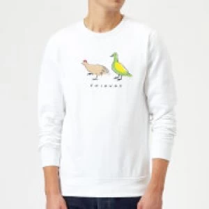 Friends The Chick And The Duck Sweatshirt - White - S