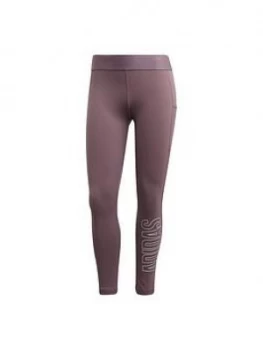 Adidas Alphaskin 7/8 Leggings - Purple