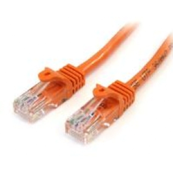 StarTech 1m Cat5e Snagless UTP Network Patch Cable RJ 45RJ 45 Orange