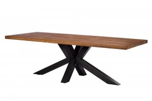 Linea Soho 240cm Holburn Dining Table Brown