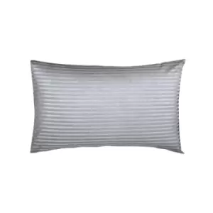 Belledorm 540 Thread Count Satin Stripe Housewife Pillowcases (Pair) (One Size) (Platinum)