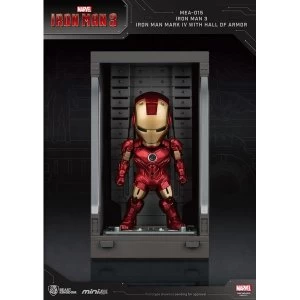 Iron Man 3 Mini Egg Attack Action Figure Hall of Armor Iron Man Mark IV 8 cm