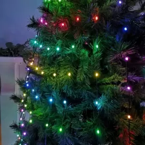 400 LED Colour Changing Multifunction Digital Waterfall Christmas Lights for 7ft Trees