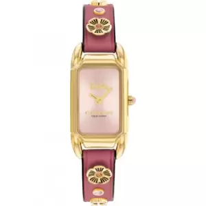 Ladies Coach Cadie IP Gold Tank Watch