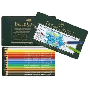 Faber Castell Albrecht Durer Artists' Watercolour Pencil Set Tin of 12