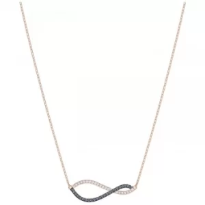 Ladies Swarovski Rose Gold Plated Lemon Necklace