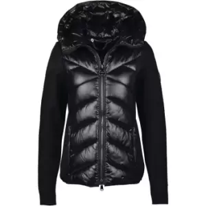 BARBOUR INTERNATIONAL Platinum Manganese Quilted Zip Through Sweatshirt - Black