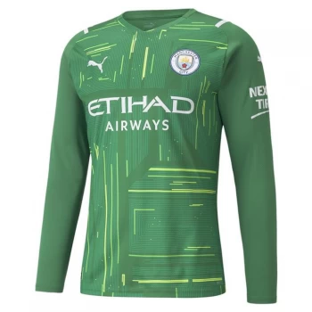 Puma Manchester City Home Goalkeeper Shirt 2021 2022 - Green