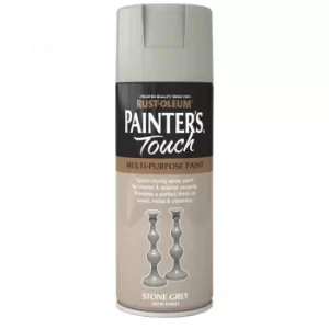 Rust-Oleum Stone Grey Satin Painter's Touch Spray Paint 400ml Stone (Grey)