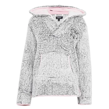 DKNY MYM Sherpa Hoodie - Grey