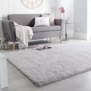 Velvet Rug Silver