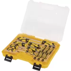 Draper 14 Piece Screwdriver Set Yellow