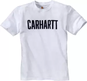 Carhartt Maddock Graphic Block T-Shirt, white, Size XL, white, Size XL