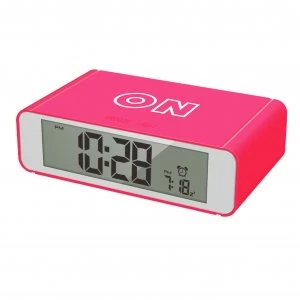 Precisions Flip Alarm Clock - Pink
