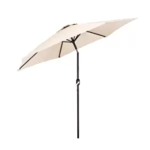 Groundlevel 2M Crank And Tilt Garden Parasol - Cream