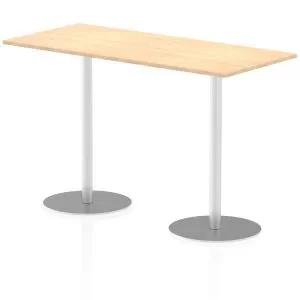 Italia Poseur Table Rectangle 1800800 Top 1145 High Maple