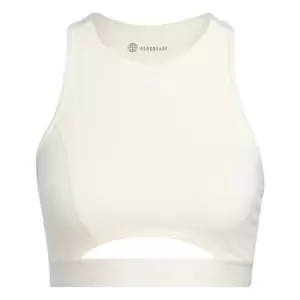 adidas Cut Out Bra Womens - White