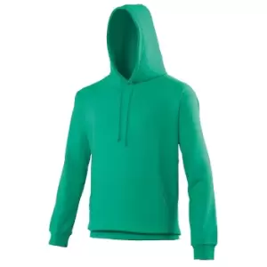 Awdis Unisex College Hooded Sweatshirt / Hoodie (S) (Spring Green)