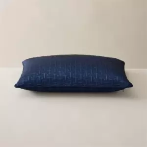 Ted Baker T Quilted Cushion - Navy