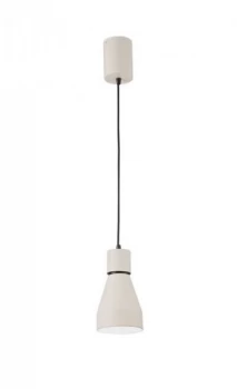 Ceiling Pendant Small 11cm Round 1 x E27, Matt White