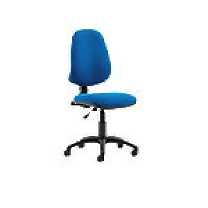 Task Operator Chair Eclipse I Lever Blue Fabric Without Arms