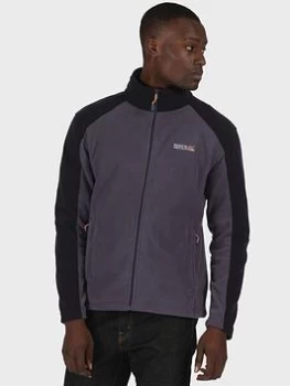 Regatta Hedman Fleece - Grey/Black, Grey/Black, Size L, Men