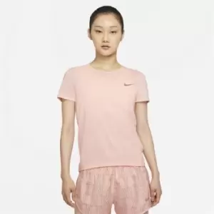 Nike Dri-FIT Run Division Womens Short-Sleeve Running Top - Pink