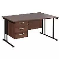 Dams International Wave Desk MC14WRP3KW 1,400 x 725 x 800 - 990 mm