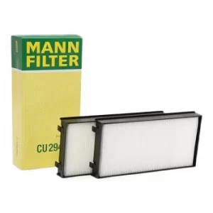 MANN-FILTER Pollen Filter BMW CU 2941-2 64116945593,64316945585 Cabin Filter,Cabin Air Filter,Filter, interior air