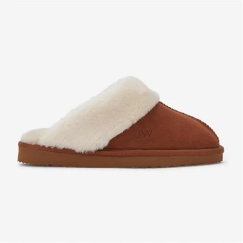 Jack Wills Mule Slippers - Brown