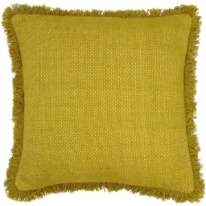 Furn Sienna Cushion Cover (One Size) (Ochre Yellow) - Ochre Yellow