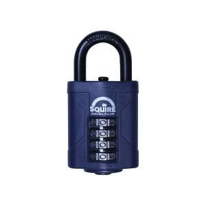 Henry Squire CP50CS Combination Padlock 4-Wheel Closed Shackle 50mm