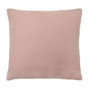 Malham Fleece Square Cushion Powder, Powder / 50 x 50cm / Polyester Filled