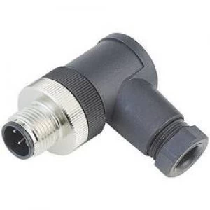 Binder 99 0537 24 05 Series 713 Sensor Actuator Plug Connector M12 Screw Closure Angled